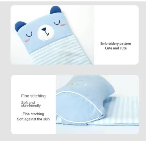 Premium Baby Head Shaping Support Pillow (0–12 Months) – Anti-Flat Head Design