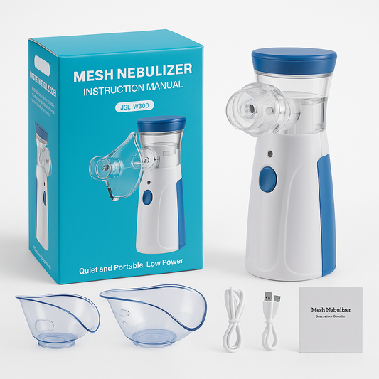 Snuggle Kart™ Portable Mesh Nebulizer – Silent, Powerful & Baby-Friendly